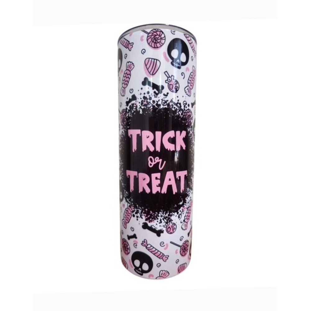 Halloween Tumbler‎ Trick Or Treat Candy 20 Oz NEW